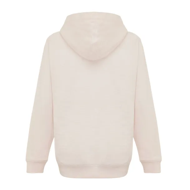 Iqoniq Yengo dječji hoodie od recikliranog pamuka s bičnim džepovima, 280 g/m² - iqoniq cloud pink 