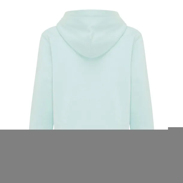 Iqoniq Yengo dječji hoodie od recikliranog pamuka s bičnim džepovima, 280 g/m² - iqoniq crushed mint 