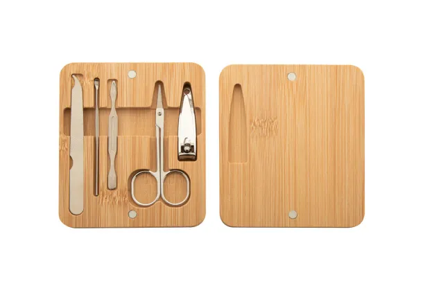 Manoky bamboo manicure set Natural