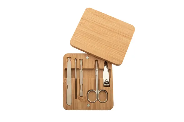 Manoky bamboo manicure set Natural