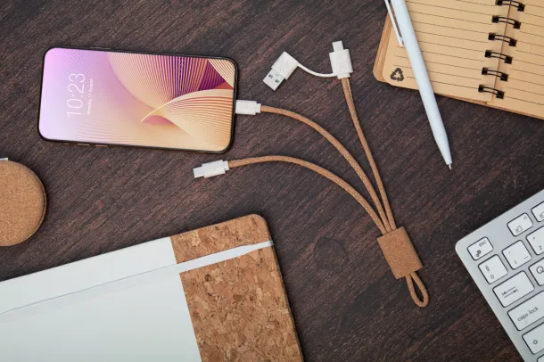 Koruku USB kabel za punjenje Prirodna