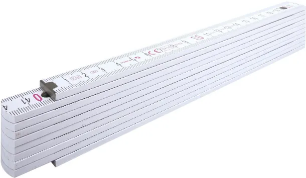 Jessica Wooden Stabila foldable ruler  - Stabila white