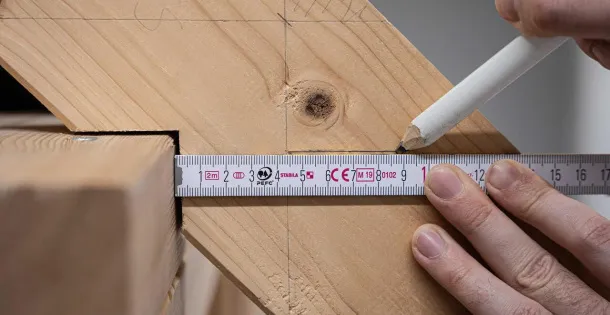 Jessica Wooden Stabila foldable ruler  - Stabila