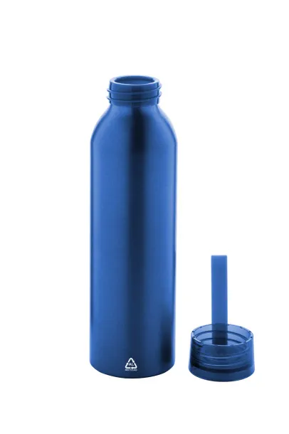 Ralusip recycled aluminium bottle Blue