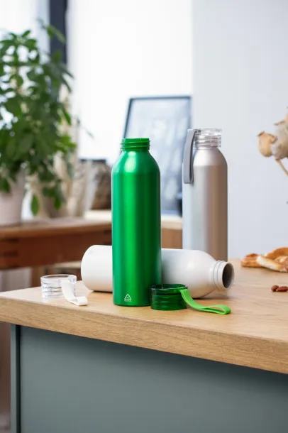 Ralusip recycled aluminium bottle Green