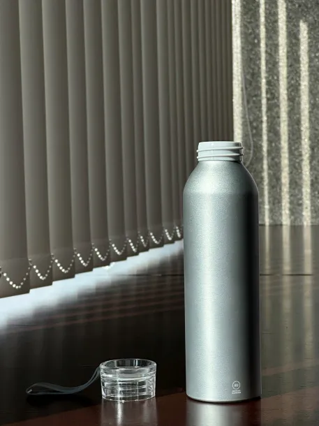 Ralusip recycled aluminium bottle Silver