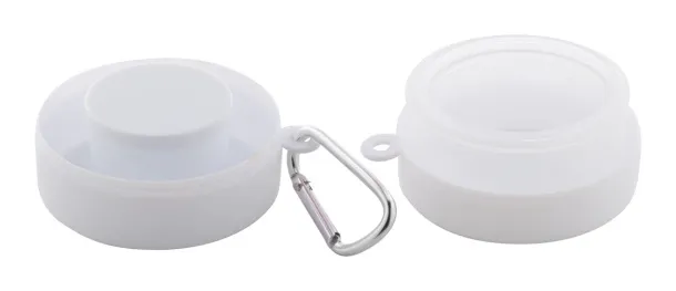 Medigo sklopiva šalica s pretincem za tablete, 220 ml Bijela