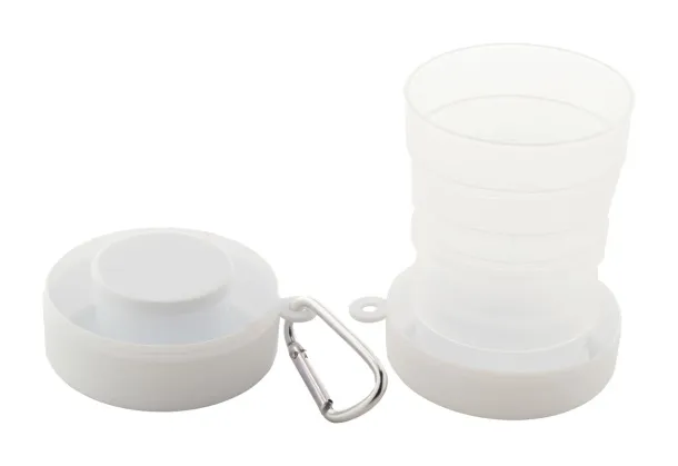 Medigo sklopiva šalica s pretincem za tablete, 220 ml Bijela