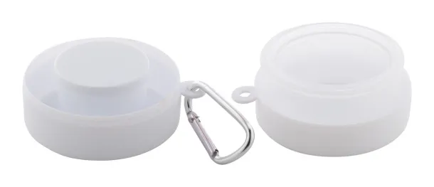 Medigo sklopiva šalica s pretincem za tablete, 220 ml Bijela