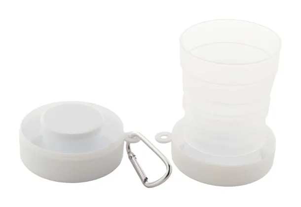Medigo sklopiva šalica s pretincem za tablete, 220 ml Bijela