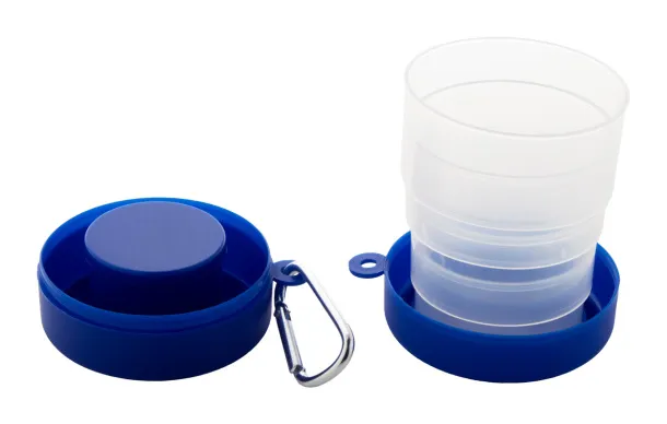 Medigo sklopiva šalica s pretincem za tablete, 220 ml Plava