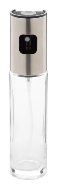 Liguria oil dispenser spray Transparent Silver