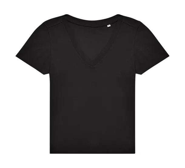  #E150 V T-Shirt /women - B&C Black