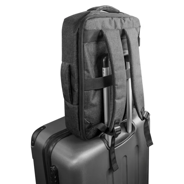 Tahir RPET backpack, laptop bag 15,6" Crna