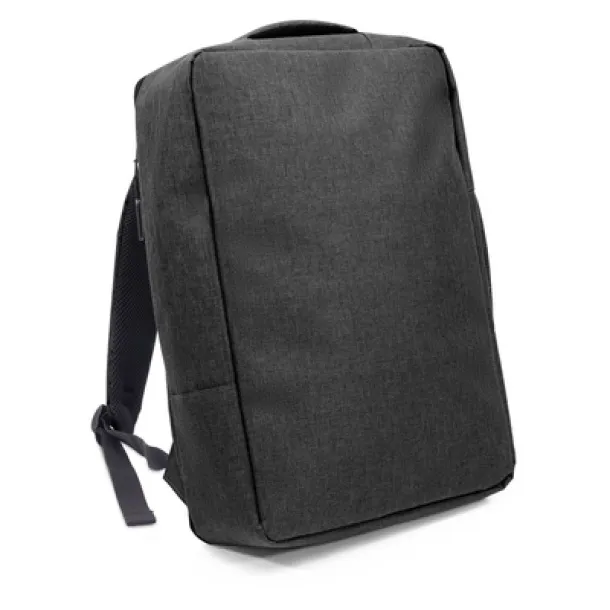 Tahir RPET backpack, laptop bag 15,6" black