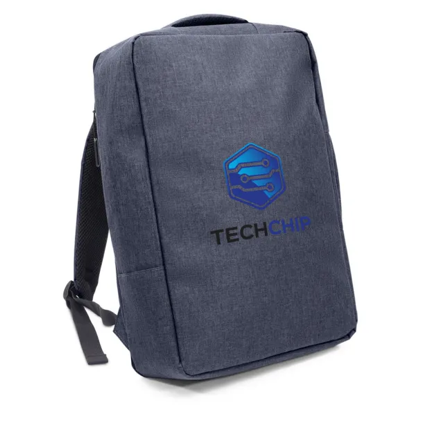 Tahir RPET backpack, laptop bag 15,6" navy blue