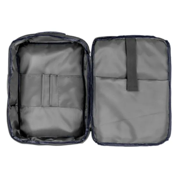 Tahir RPET backpack, laptop bag 15,6" navy blue