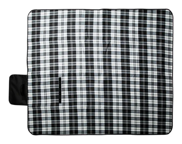 Angama RPET deka za piknik, 160 g/m² Crna