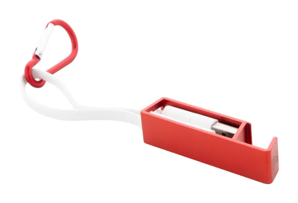 Cappy USB charger cable Red