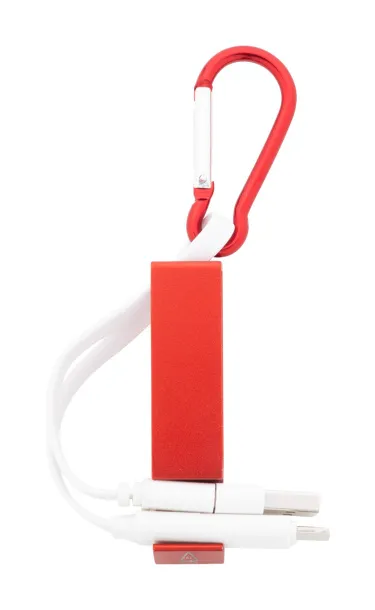 Cappy USB charger cable Red