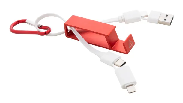 Cappy USB charger cable Red