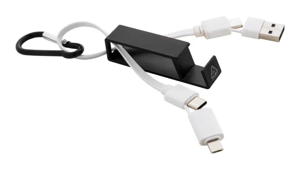 Cappy USB charger cable Black