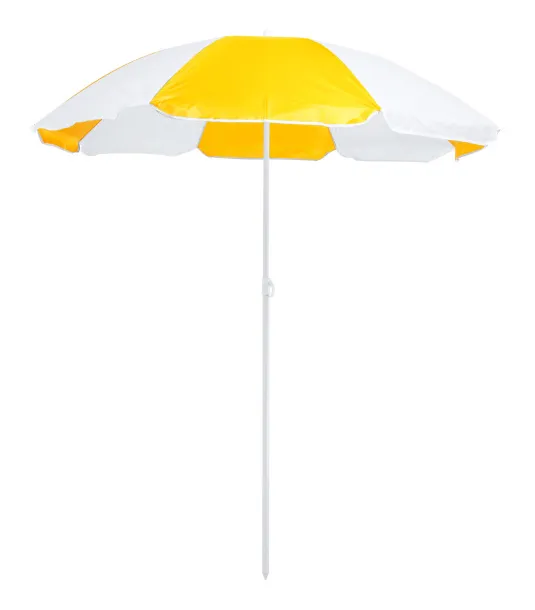 Nukel beach umbrella Yellow White