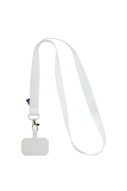 Subyard Mobile RPET custom RPET mobile holder lanyard White