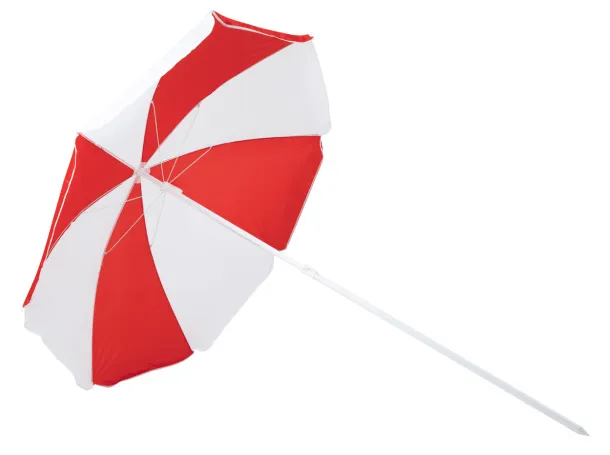 Nukel beach umbrella Red White