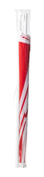 Nukel beach umbrella Red White