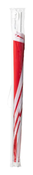 Nukel beach umbrella Red White