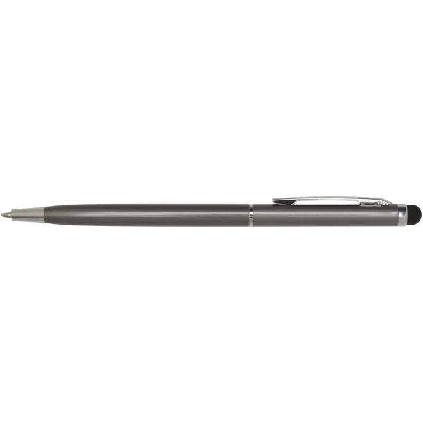 Ore aluminium ballpoint pen with stylus (blue ink) Titanium
