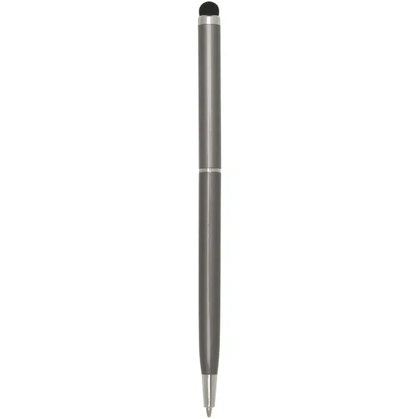 Ore aluminium ballpoint pen with stylus (blue ink) Titanium