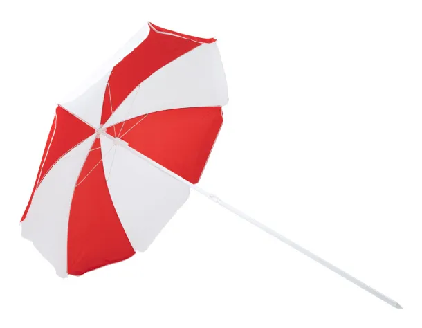 Nukel beach umbrella Red White