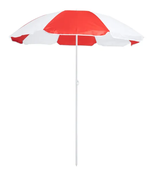 Nukel beach umbrella Red White