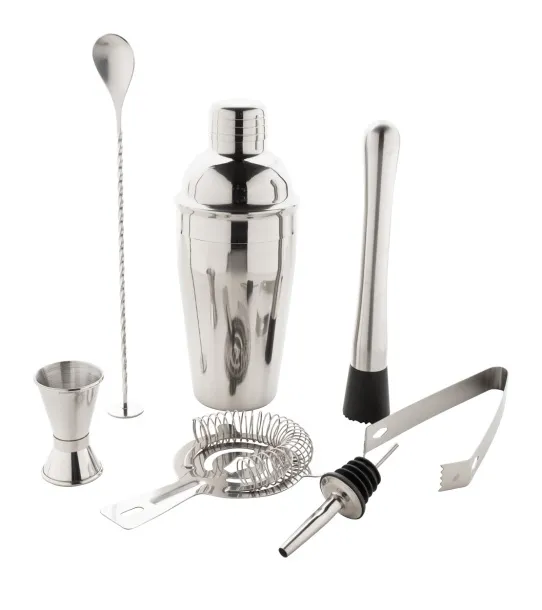 Paloma cocktail set Silver Natural