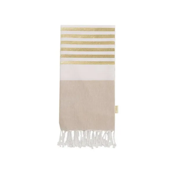  Recycled cotton towel gold