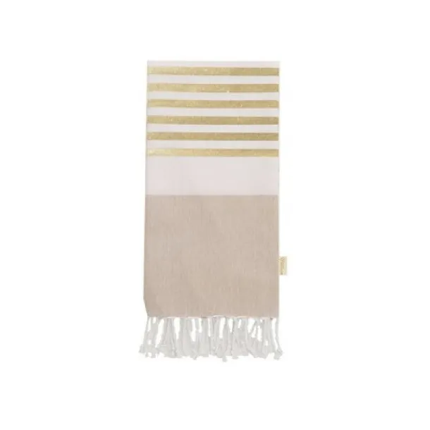  Recycled cotton towel gold