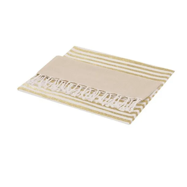 Recycled cotton towel gold