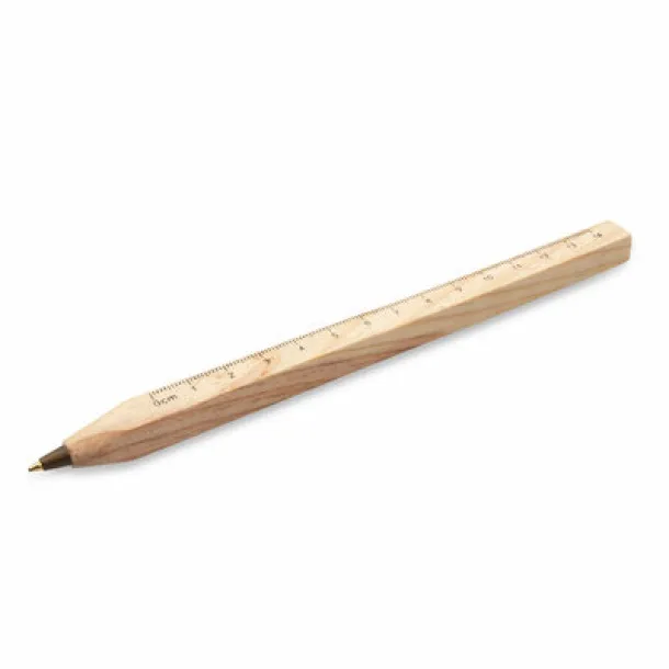 Arisoa Wooden ball pen with a square cross-section shaft neutral