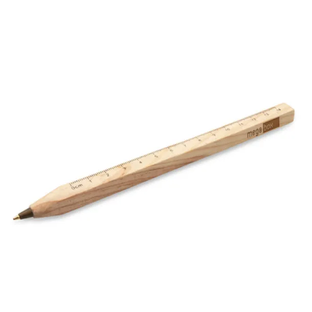 Arisoa Wooden ball pen with a square cross-section shaft neutral