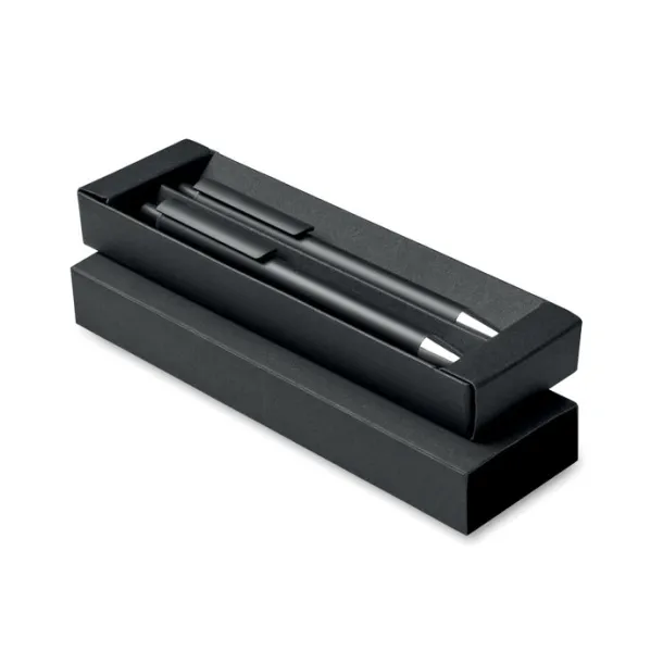 ORWELL Recycled aluminium pen set Black