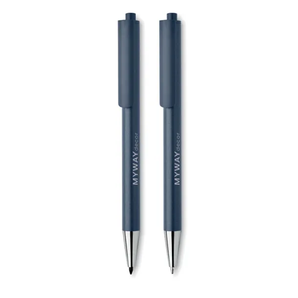 ORWELL Recycled aluminium pen set French Navy