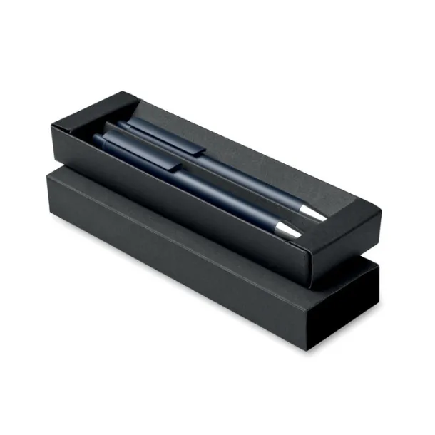 ORWELL Recycled aluminium pen set French Navy