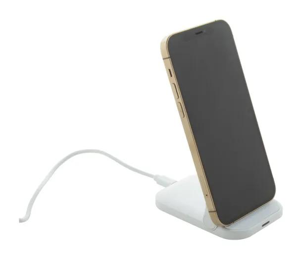 Rewolt RABS wireless charger mobile holder White