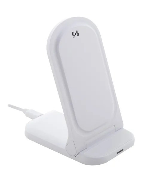 Rewolt RABS wireless charger mobile holder White