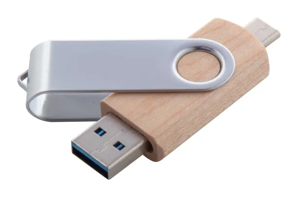 BooSpin OTG 2.0 USB memorija - 4/8/16/32 GB Prirodna