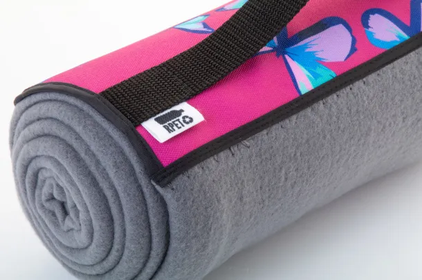 Reporta custom RPET polar blanket Grey