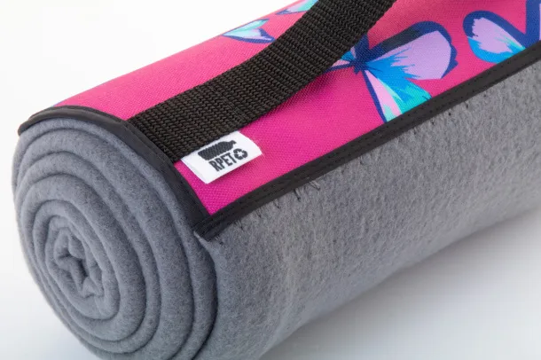 Reporta custom RPET polar blanket Grey