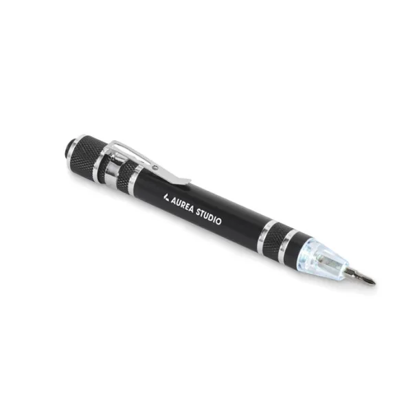 TUBULAR recycled multi tool pen Black